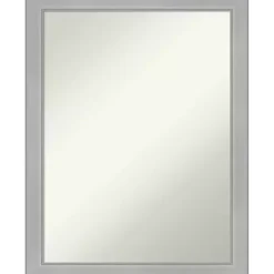 Outlet Kirklands Home Brushed Nickel Modern Decorative Wall Mirror