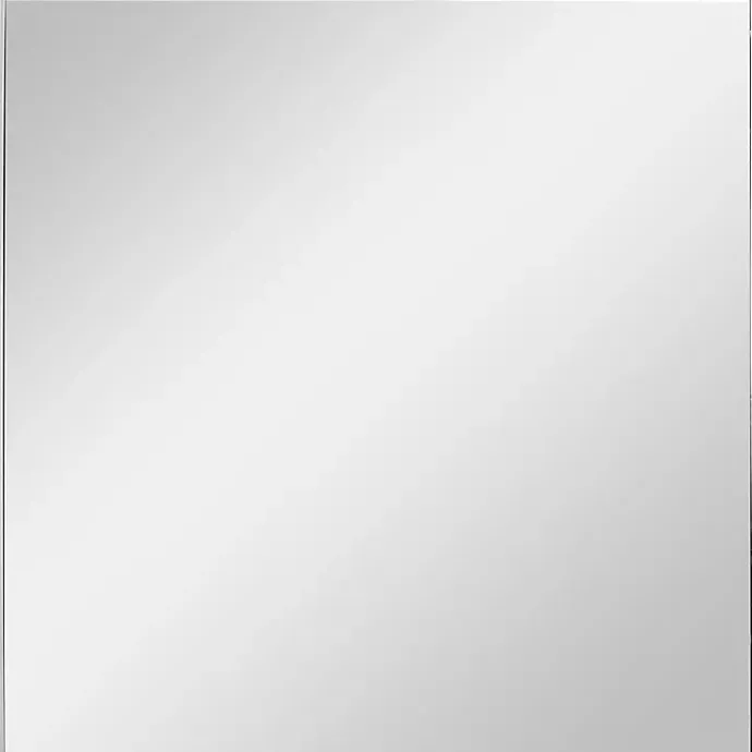 Best Kirklands Home Brushed Metal Square Framed Mirror Silver