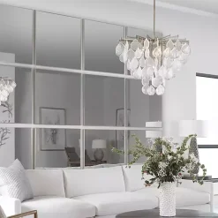 Best Kirklands Home Brushed Metal Square Framed Mirror Silver