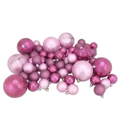 Outlet Kirklands Home Bubblegum Shatterproof Christmas Ornament Set Pink