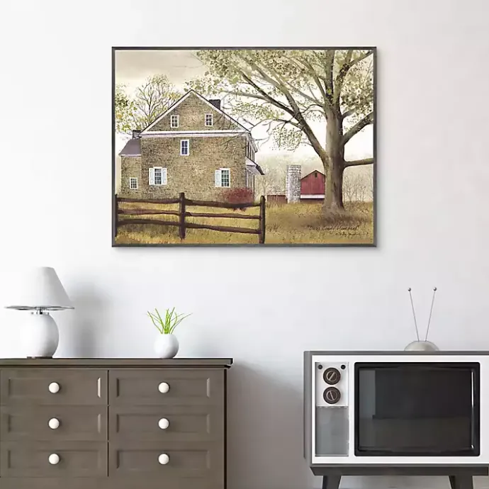 Hot Kirklands Home Bucks County Homestead Framed Canvas Art Print