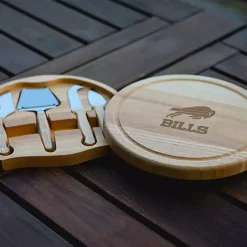 Sale Kirklands Home Buffalo Bills Cheese Board and Tool Set Tan