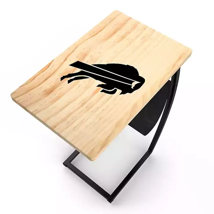 Best Kirklands Home Buffalo Bills Wood C-Table Tan