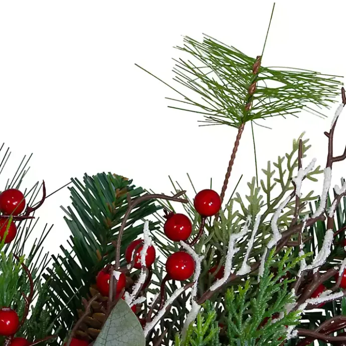 Sale Kirklands Home Buffalo Check Plaid Ribbon Holiday Wreath