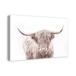 Discount Kirklands Home Bullie Boy Sepia Canvas Art Print Tan