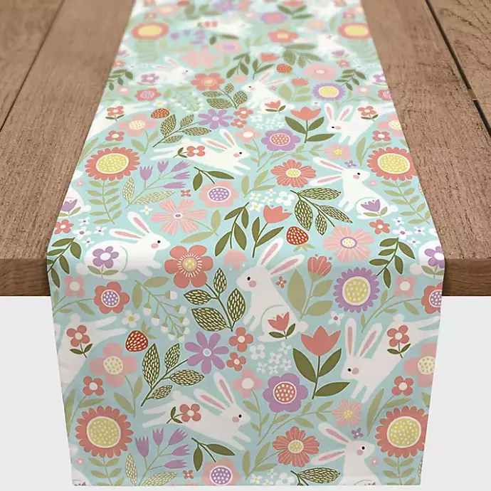 Sale Kirklands Home Bunnies and Blossoms Table Runner, 72 in.