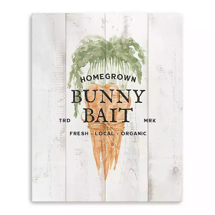 Kirklands Home Bunny Bait Carrot Canvas Art Print