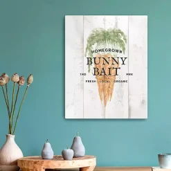 Kirklands Home Bunny Bait Carrot Canvas Art Print