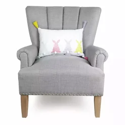 Online Kirklands Home Bunny Bums Tassel Easter Throw Pillow