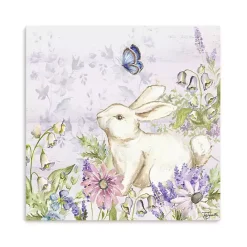 Sale Kirklands Home Bunny Butterfly Trail II Canvas Art Print