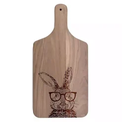 Best Kirklands Home Bunny Glasses Walnut Cutting Board Brown