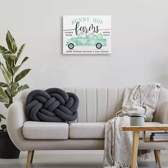 Outlet Kirklands Home Bunny Hop Farm Framed Easter Wall Art