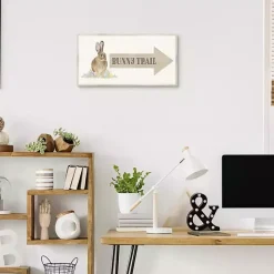 New Kirklands Home Bunny Trail Arrow Easter Canvas Wall Art