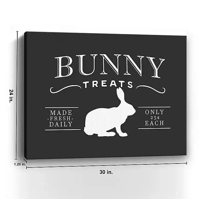 Best Kirklands Home Bunny Treats Easter Canvas Art Print