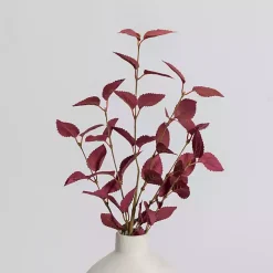 Clearance Kirklands Home Burgundy Leaves Stems, Set of 2 Red