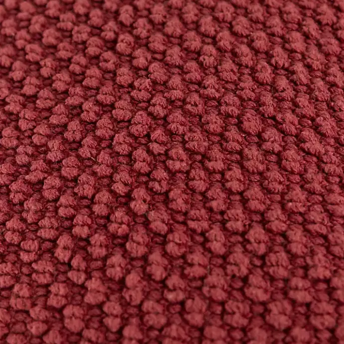 Online Kirklands Home Burgundy Woven Nubby Pillow Red