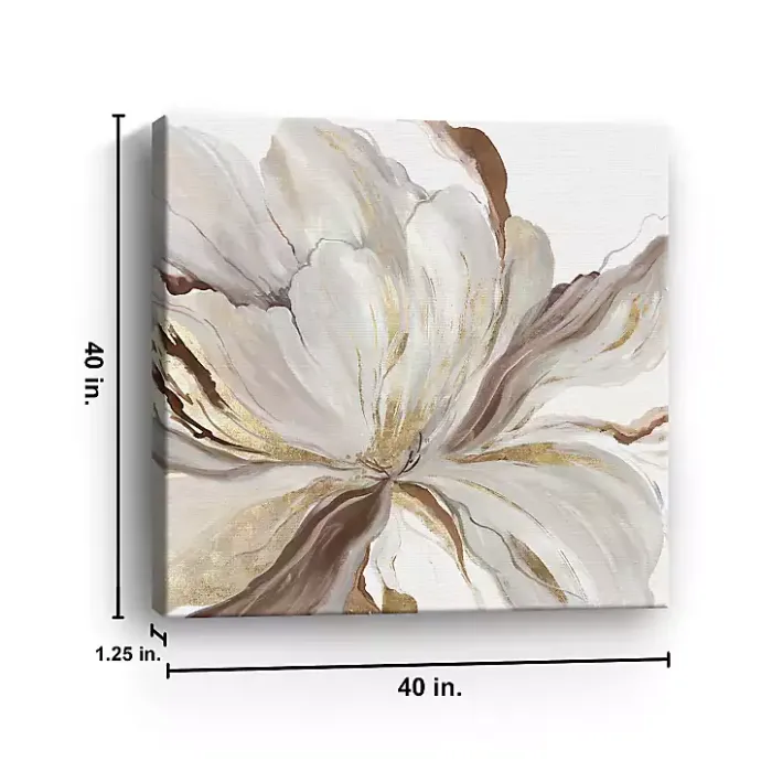 Kirklands Home Butterfly Flower II Canvas Art Print