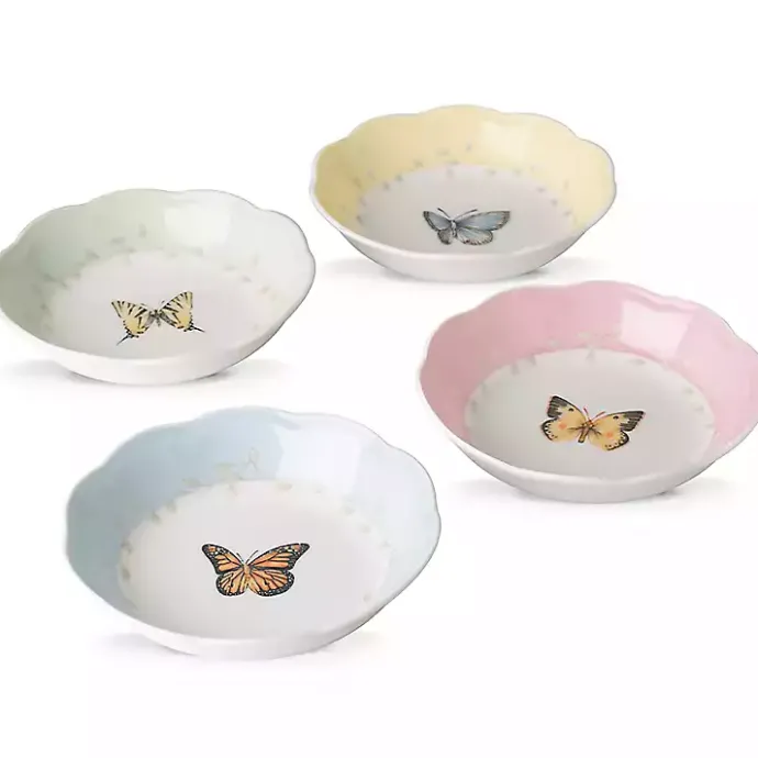 Kirklands Home Butterfly Meadow Fruit Bowls, Set of 4