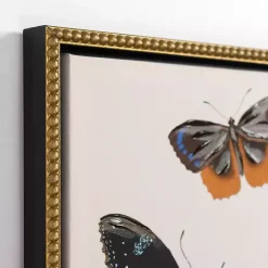 Online Kirklands Home Butterfly Swarm Framed Canvas Art Prints, Set of 3 Multi