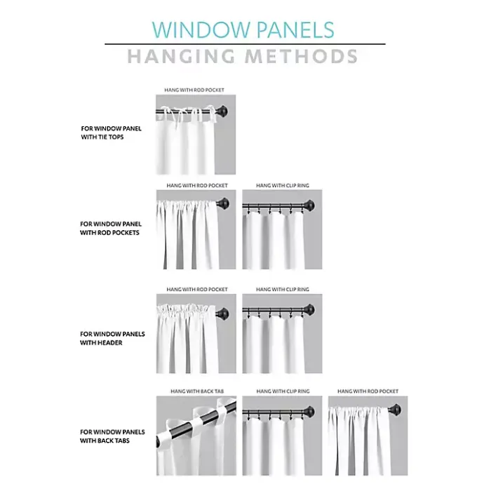 Clearance Kirklands Home Buttons and Stripes Curtain Panel Set, 84 in. Gray