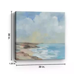 Kirklands Home By the Beach Abstract Canvas Art Print