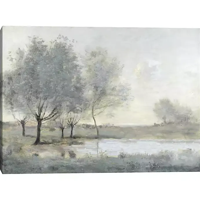 Online Kirklands Home By the Pond II Canvas Art Print Gray