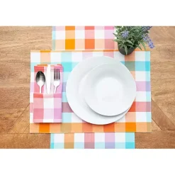 Hot Kirklands Home Cabana Easter Gingham Table Runner