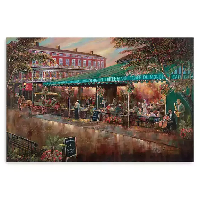 Outlet Kirklands Home Café du Monde Canvas Art Print, 36x24 in.