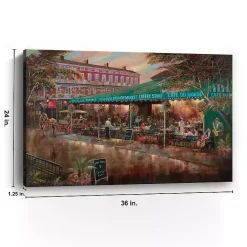 Outlet Kirklands Home Café du Monde Canvas Art Print, 36x24 in.