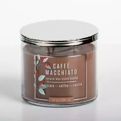Best Kirklands Home Caffe Macchiato 14 oz. Triple Wick Jar Candle Brown