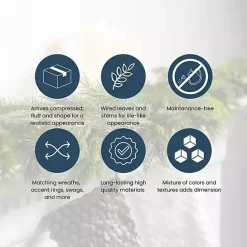 Clearance Kirklands Home Cali Eucalyptus Garland Green