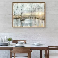 Clearance Kirklands Home Calm Reflection Framed Canvas Art Print