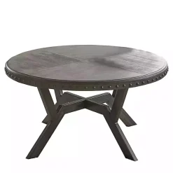 Sale Kirklands Home Calvert Round Coffee Table Gray
