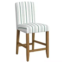 Clearance Kirklands Home Calypso Striped Upholstered Counter Stool