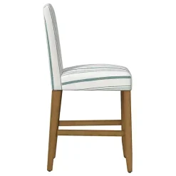 Clearance Kirklands Home Calypso Striped Upholstered Counter Stool
