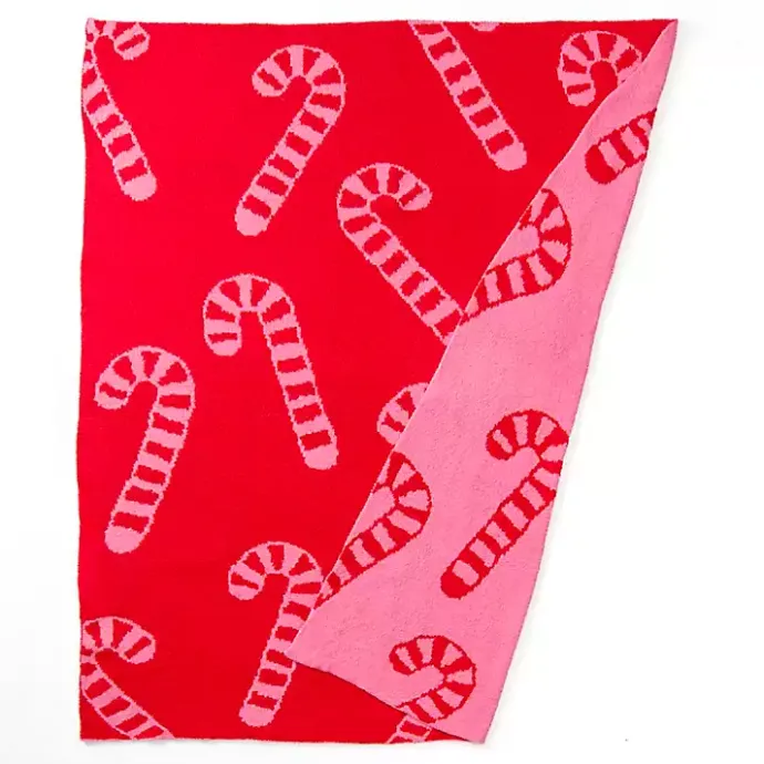 Sale Kirklands Home Candy Cane Cloud Throw