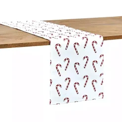 Discount Kirklands Home Candy Cane Wishes Table Runner