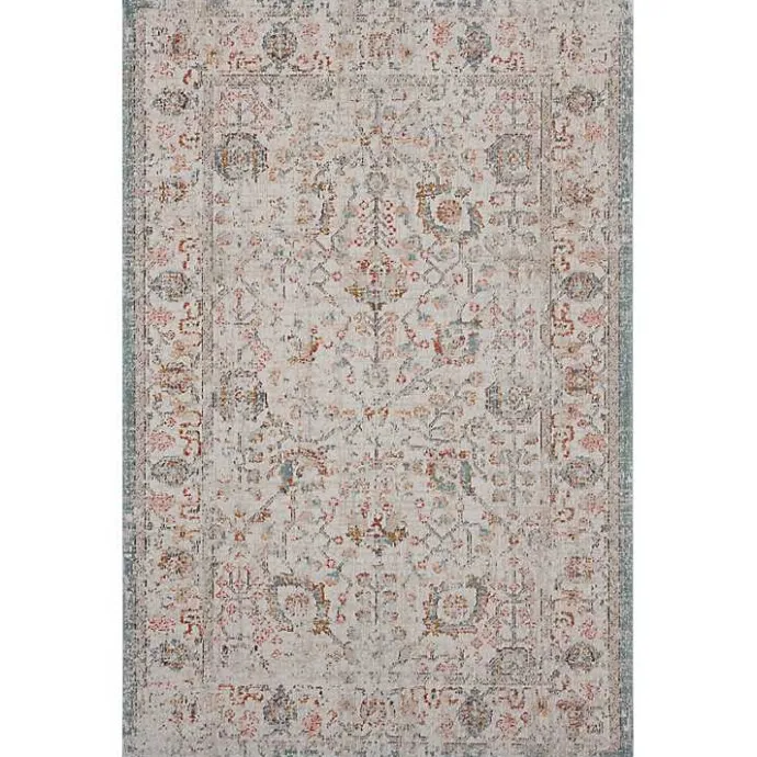 Best Kirklands Home Caramel Botanical Indoor/Outdoor Area Rug, 7x9