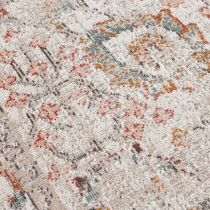 Best Kirklands Home Caramel Botanical Indoor/Outdoor Area Rug, 7x9