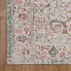 Best Kirklands Home Caramel Botanical Indoor/Outdoor Area Rug, 7x9