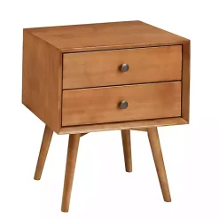 Sale Kirklands Home Caramel Mid-Century Nightstand Brown