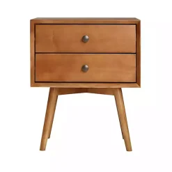 Sale Kirklands Home Caramel Mid-Century Nightstand Brown