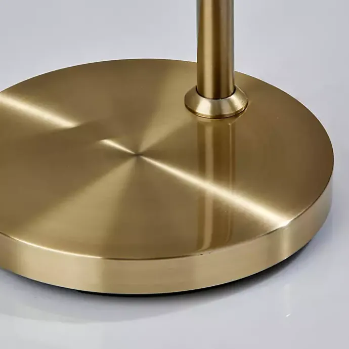 Best Kirklands Home Carmen Smoked Swirled Glass Floor Lamp Gray