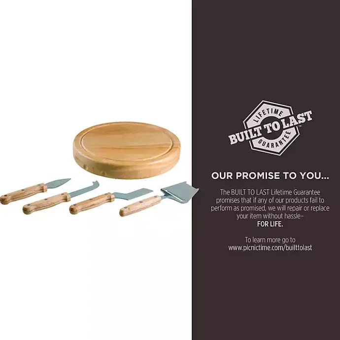 Sale Kirklands Home Carolina Panthers Cheese Board and Tool Set Tan