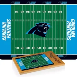 New Kirklands Home Carolina Panthers Cutting Board & Knife Set