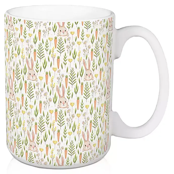 Sale Kirklands Home Carrot Patch Easter Mugs, Set of 2