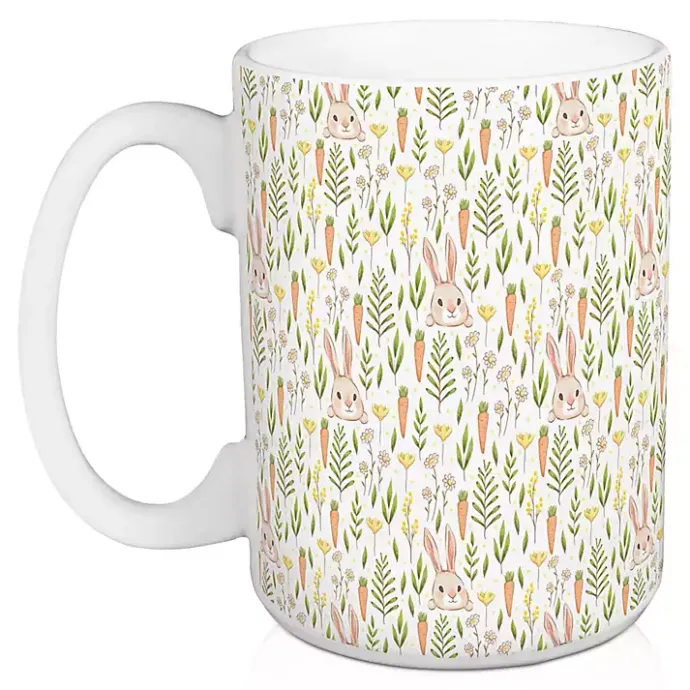 Sale Kirklands Home Carrot Patch Easter Mugs, Set of 2
