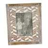 New Kirklands Home Carved Etched Pattern Picture Frame, 5x7