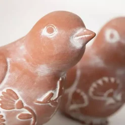 Online Kirklands Home Carved Terracotta Bird Figurines, Set of 2