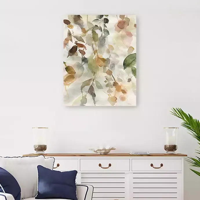 Outlet Kirklands Home Cascading Nature II Canvas Art Print Tan